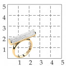 Кольцо классическое из золота с бриллиантом