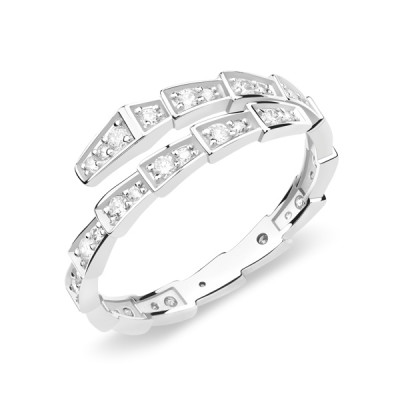 Кольцо классическое из золота с бриллиантом