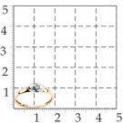 Кольцо классическое из золота с бриллиантом