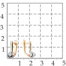 Серьги классические из золота с бриллиантом