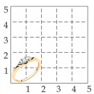 Кольцо классическое из золота с бриллиантом