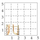 Серьги классические из золота с бриллиантом