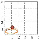 Кольцо классическое из золота с гранатом