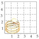 Кольцо Тройное из золота с фианитом