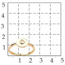 Кольцо классическое из золота с фианитом