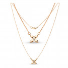 Колье из золота с фианитом