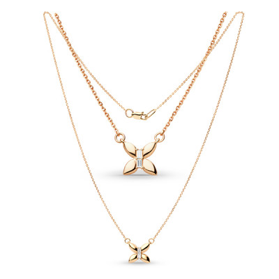 Колье из золота с фианитом