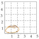Кольцо классическое из золота с фианитом