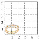 Кольцо Двойное из золота с фианитом