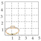 Кольцо классическое из золота с фианитом