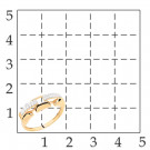 Кольцо классическое из золота с фианитом