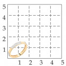 Кольцо классическое из золота с фианитом