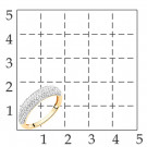 Кольцо классическое из золота с фианитом