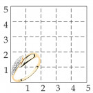 Кольцо классическое из золота с фианитом
