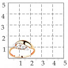 Кольцо классическое из золота с фианитом