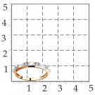 Кольцо классическое из золота с фианитом