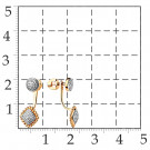 Серьги-пусеты из золота с фианитом
