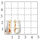 Серьги классические из золота с фианитом