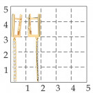 Серьги классические из золота с фианитом