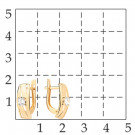 Серьги классические из золота с фианитом