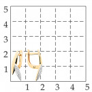 Серьги классические из золота с фианитом