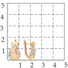 Серьги классические из золота с фианитом