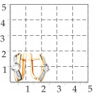 Серьги классические из золота с фианитом