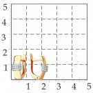 Серьги классические из золота с фианитом