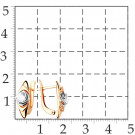 Серьги классические из золота с фианитом
