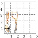 Серьги классические из золота с фианитом