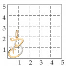 Подвеска классическая из золота с фианитом