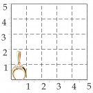 Подвеска классическая из золота с фианитом