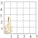 Подвеска классическая из золота с фианитом