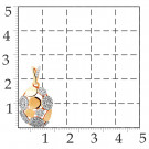 Подвеска классическая из золота с фианитом