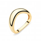 Кольцо классическое из золота без вставок