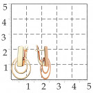Серьги классические из золота без вставок