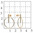 Серьги-пусеты из золота без вставок