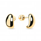 Серьги-пусеты из золота без вставок