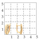 Серьги классические из золота без вставок