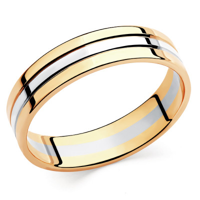 Кольцо Обручальное из золота без вставок