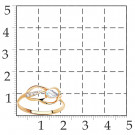 Кольцо классическое из золота с топазом