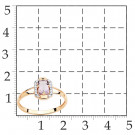 Кольцо классическое из золота с аметистом