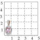 Подвеска классическая из золота с аметистом
