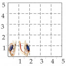 Серьги классические из золота с сапфиром
