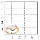 Кольцо классическое из золота с жемчугом