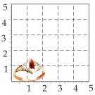 Кольцо классическое из золота с гранатом