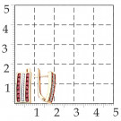 Серьги классические из золота с родолитом