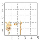 Серьги-пусеты из серебра с фианитом