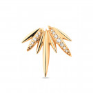 Подвеска классическая из серебра с фианитом