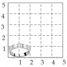 Кольцо классическое из серебра с фианитом